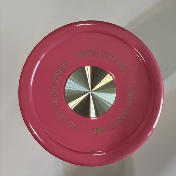 Kate Spade 24 oz Stainless Steel Tumbler Pink Polka Dot New - Picture 4 of 6